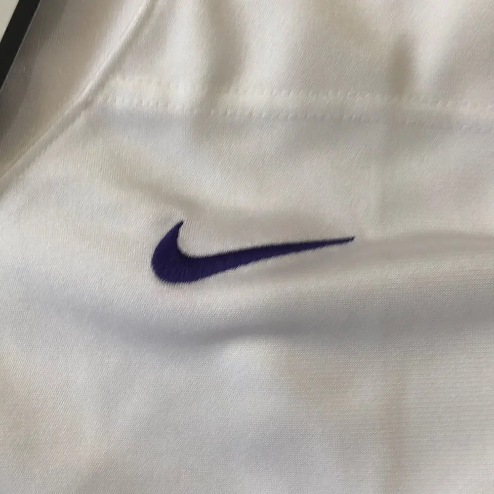 Nike Vapor Pro Football white purple jersey